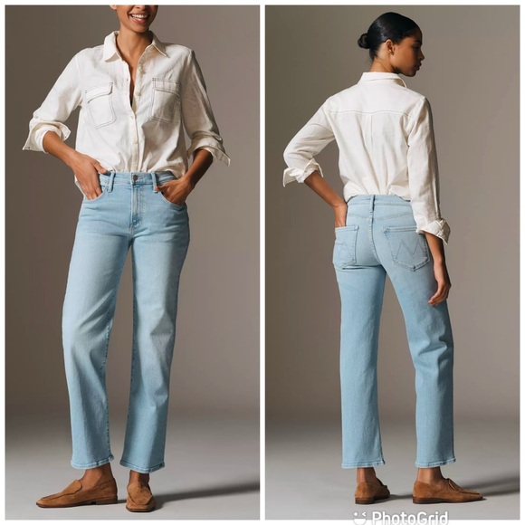 MOTHER Denim - Mother THE MID RISE RAMBLER ZIP ANKLE in Balls in your court New with Tags!